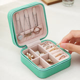 Portable Mini Jewelry Storage Box for Travel Earrings/Rings/Necklaces