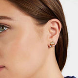 24K Gold-plated Umbrella Zircon Studs